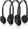 Behringer HO66  หูฟัง เซ็ต 3 ตัว Closed-back Supra-aural Headphones with Adjustable Headband