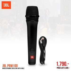 JBL PBM100 ไมโครโฟน ร้อง/พูด แบบไดนามิก รูปแบบการรับเสียงคาร์ดิออยด์