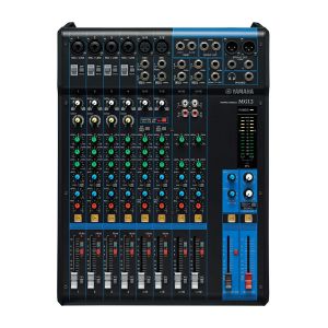 YAMAHA MG12 12-Channel Mixing Console: Max. 6 Mic / 12 Line Inputs (4 mono + 4 stereo) / 2 GROUP Buses + 1 Stereo Bus / 2 AUX (incl. FX)