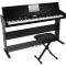 Alesis VIRTUE BLACK  88-key Digital Piano with Non-weighted Keys Action