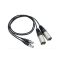 ZOOM TXF8  สายสัญญาณ TA3 to XLR Cable For F8 and F8n (Pair)