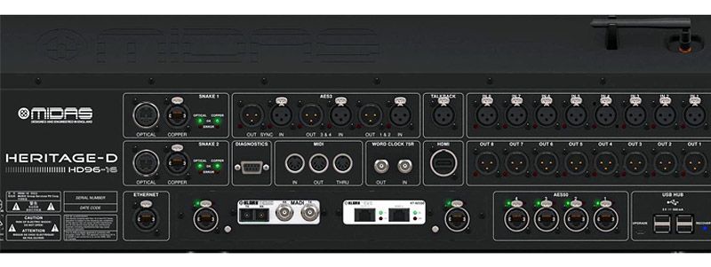 MIDAS Heritage D HD96-24 | ดิจิตอลมิกเซอร์ เครื่องผสมสัญญาณเสียง HD96  Digital Mixing Console ศูนย์รวมเครื่องเสียง ไมโครโฟน มิกเซอร์  เครื่องขยายเสียง ตู้ลำโพง ลำโพงติดเพดาน ออกแบบระบบเสียง