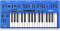 Behringer MS-1-BU Analog Synthesizer with Live Performance Kit (Blue)