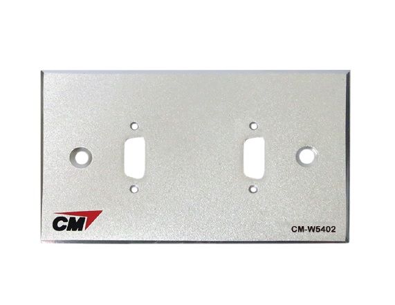 CM CM-W5402 Inlet / Outlet Plate with VGA 2 Port  แผ่นเปล่าสำหรับ VGA 2 ช่อง 