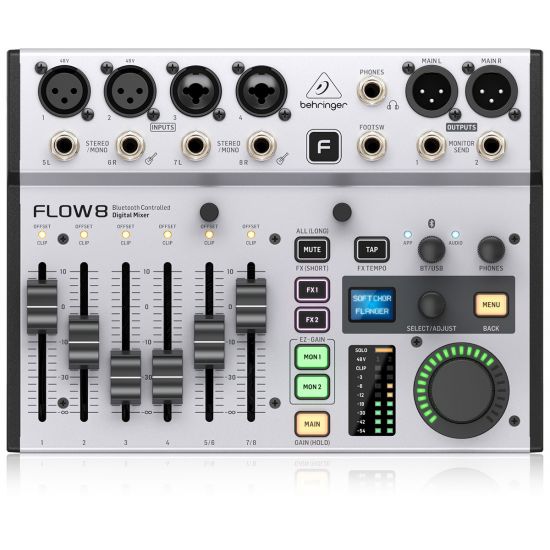 Behringer FLOW 8 | ดิจิตอลมิกเซอร์ มิกเซอร์ขนาดเล็ก 8-Input Digital Mixer