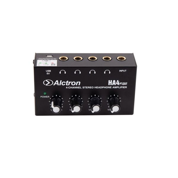 Alctron HA4 PLUS เฮดโฟนแอมป์สำหรับขยายหูฟัง Mini 4-channel headphone amplifier