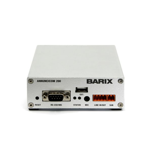 BARIX Annuncicom200 IP Intercom and PA Device with PoE Support, Capable of Full Duplex (bi-directional)