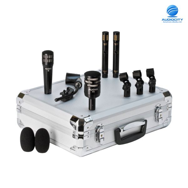 AUDIX DP QUAD ไมโครโฟน จับเสียงกลอง Professional set of 4 drum microphones for stage or studio