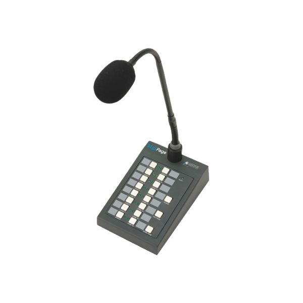 AUSTRALIAN MONITOR DP16M ไมโครโฟนประกาศแบบตั้งโต๊ะ Microphone, 16-Zone to Suit Two Linked Digipages