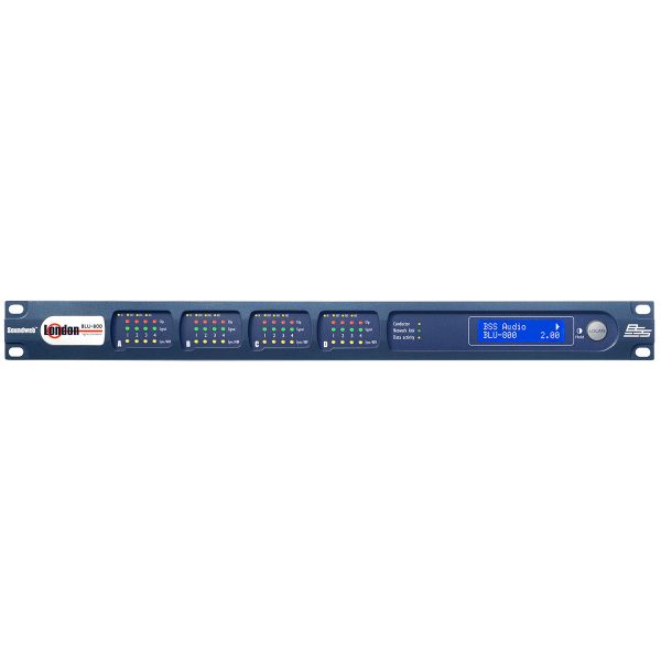 BSS BLU 800 | Signal Processor with BLU link and CobraNet