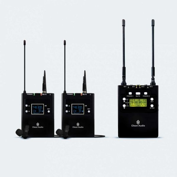 Clean Audio CA-8902 Dual Channels Microphone Wireless System