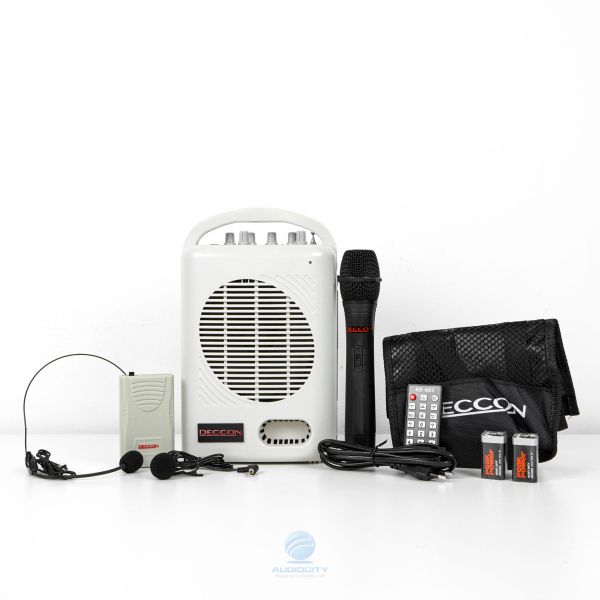 DECCON PWS-210U | เครื่องเสียงพกพา ลำโพงพกพา ช่วยสอน USB / SD และเล่น MP3 / FM ได้
