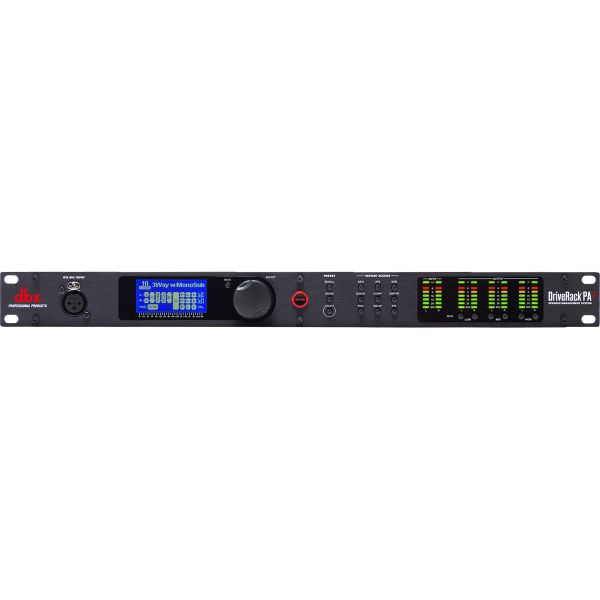 dbx DriveRack PA2V เครื่องปรับแต่งเสียงโปรเซสเซอร์ ครอสดิจิตอล Loudspeaker Management 2 inputs, 6 Outputs