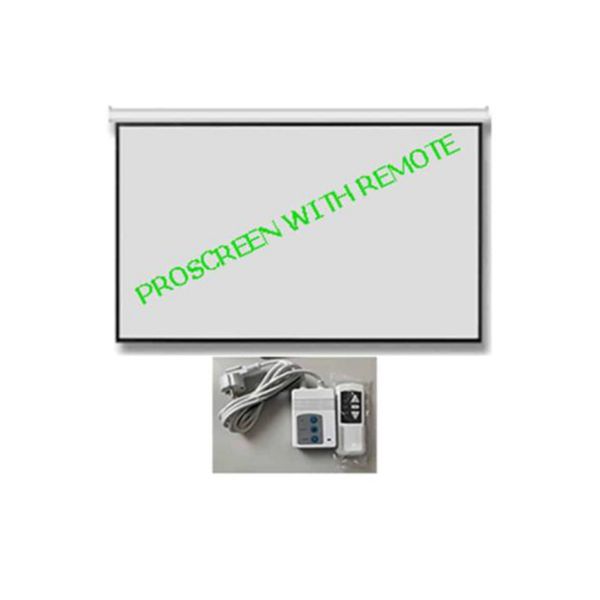 EDUCARE Projector screen 200 16:10 จอโปรเจคเตอร์แบบมอเตอร์ ขนาด 200 นิ้ว 16:10