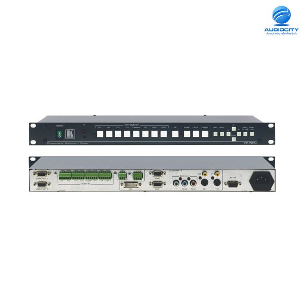 KRAMER VP-724xl 8-input scaler/switcher with unbalanced stereo audio