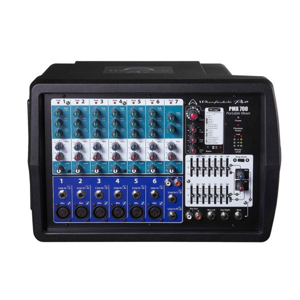 Wharfedale Pro PMX-700 Power Mixer 2X150W RMS into 4Ω 7-Channels
