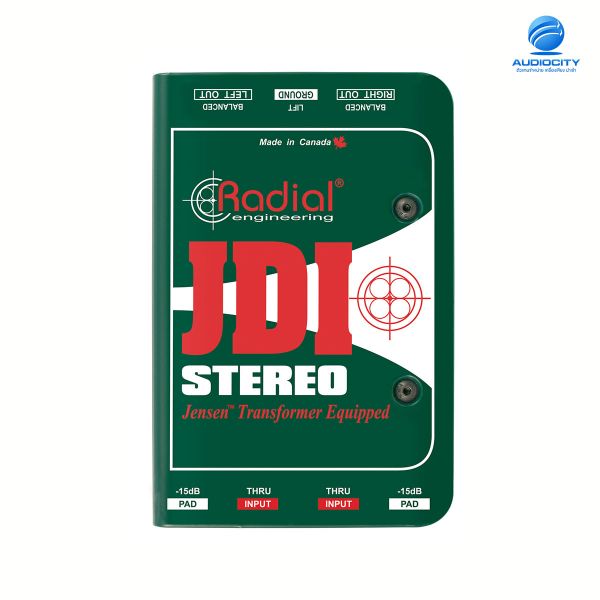 Radial JDI Stereo ไดเร็คบ๊อกซ์ Stereo Passive DI