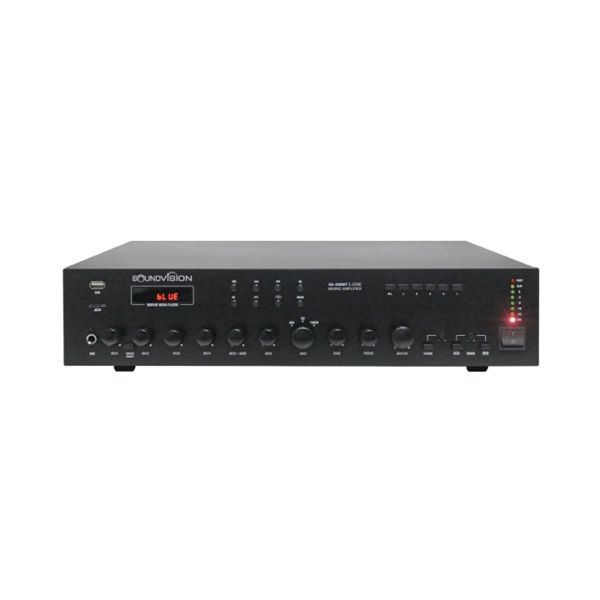 Soundvision SA300BT มิกเซอร์แอมป์ 300 วัตต์ 5 โซน มีฟังก์ชั่น BLUETOOTH และ USB/SD player