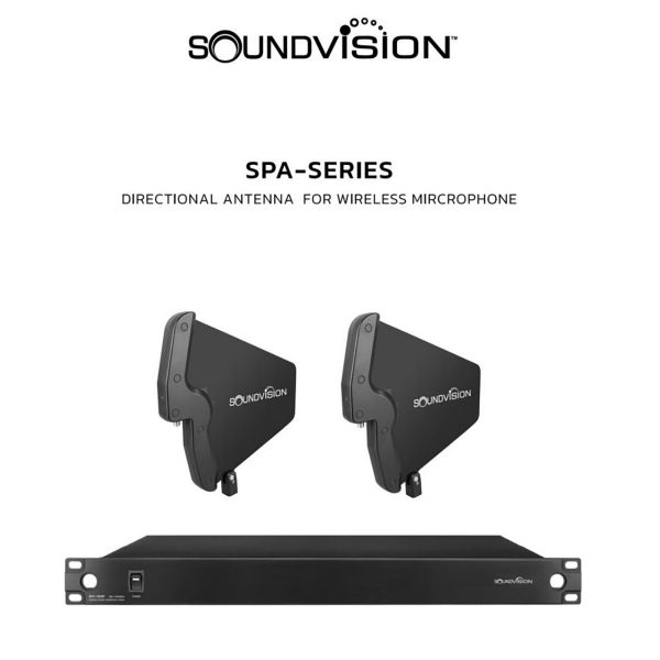 Soundvision SPA-SERIES ชุดเสาอากาศไมโครโฟนไร้สาย ความถี่ 450-1000 MHz