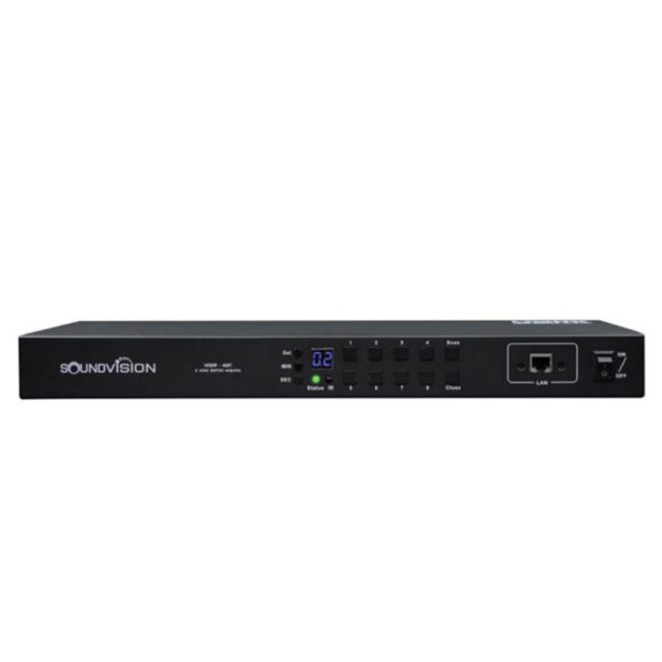 Soundvision VHSW-4681  เครื่องสลับสัญญาณภาพ HDMI Switcher 8 in / 1 out : 4K@60Hz
