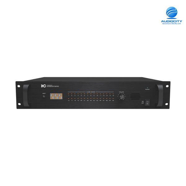 ITC AUDI T-6223(A) มิกเซอร์แอมป์ แบบ 70/100V Multi-voice Alarm & Recorder Panel