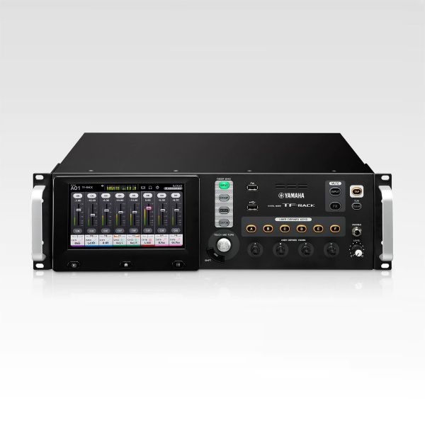 YAMAHA TF RACK มิกเซอร์แบบติดตู้แร็ค 16 mic/line + 1 stereo line Input, 16-Output. Intuitive and smooth all-in-one rack-style digital mixer