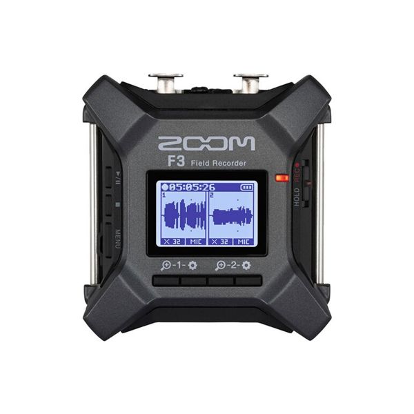Zoom F3 เครื่องบันทึกเสียง 2-Input / 2-Track Portable Field Recorder