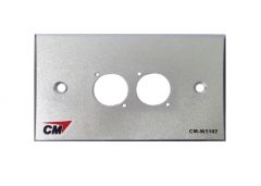 CM CM-W5102 Inlet / Outlet Plate with XLR 2 Port  แผ่นเปล่าสำหรับ XLR 2 ช่อง 