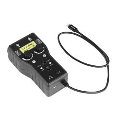 Saramonic SmartRig + Di 2-Channel XLR & 3.5mm Microphone Mixer + 6.3mm Guitar Audio Interface with Phantom Power & MFi Certified Lightning Connector for iPhone