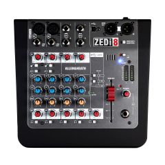 ALLEN & HEATH ZEDi8 มิกเซอร์ 8 Ch พร้อมอินเตอร์เฟส Hybrid compact mixer / 2×2 USB interface
