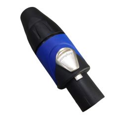 Amphenol SP-4-F | Loudspeaker Connectors 4P Cable Conn Screw Black/Blue Plastic