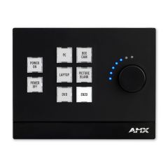 AMX MCP108BL 8-Button ControlPad with Knob 