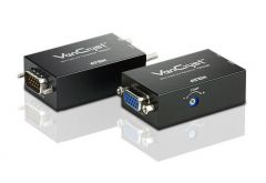 ATEN VE022 | Mini Cat 5 A/V Extender ขยายสัญญาณภาพแบบ VGA และ เสียงแบบ 3.5mm ได้ไกลถึง 150 เมตร ด้วยสาย Cat5e รองรับความละเอียดวิดีโอ 1280x1024