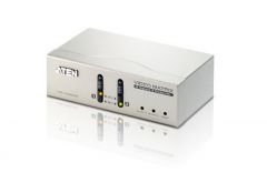 ATEN VS0202 | 2-In/2-Out Matrix Video Switch (VGA & Audio)  Max.resolution 1920X1440@60Hz Bandwidth 300MHz. ขยายสัญญาณได้ไกล 65ม.