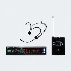 Clean Audio CA-M-QE3 ชุดไมโครโฟนไร้สายแบบคาดศีรษะ ความถี่ 748.3-757.7 MHz