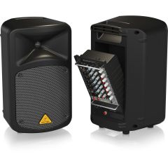 Behringer EPS500 MP3 ชุดเครื่องเสียงเคลื่อนที่ พร้อมมิกเซอร์ 8 แชนแนลและเครื่องเล่นเพลง MP3