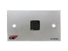 CM CM-W5101HDX Audio Video Inlet / outlet Plate with HDMI D Shell , 1 Port Series 3  แผ่นติด HDMI แบบตรง 1 ช่อง 