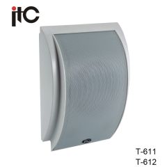 ITC Audio T-611 ลำโพง Wall Mount Two Way Speaker, 1.5W,3W,6W, 100V, 5"+1", ABS, white