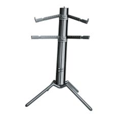 K&M 18860-000-35 Spider Pro Black Anodized Keyboard Stand