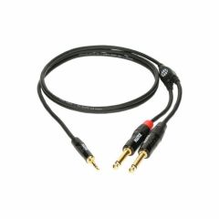 KLOTZ KY5-300 Audio Cable, 3 m with Mini Stereo 3.5mm to 2 Mono สายสัญญาณ Mini Stereo 3.5mm to 2 Mono 3 เมตร