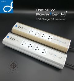 Clef Audio PowerBAR4+ ปลั๊กไฟป้องกันไฟฟ้ากระชากมีช่องเสียบ USB