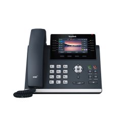YEALINK SIP-T46U โทรศัพท์ไอพี หน้าจอสี TFT 12 สาย รองรับPoE และมีพอร์ต USB 