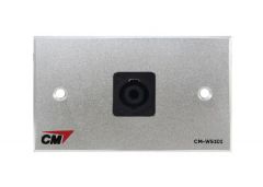 CM CM-W5101SP Audio Video Inlet / outlet Plate with Speakon , 1 Port  แผ่นติด สปีคคอน 1 ช่อง 