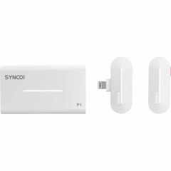 SYNCO P1L  ไมโครโฟนไร้สายสำหรับมือถือ ขั่วต่อ lightning สำหรับใช้กับ IOS (สีขาว)