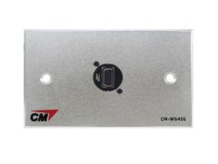 CM CM-W5401XVF Video Inlet / Outlet Plate Video with VGA D Shell , 1 Port Series 1 ( แผ่นติด VGA ตัวเมีย แบบติดแท่น 1 ช่อง )