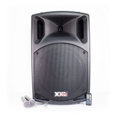 XXL Power SL-12V-BT | ตู้ลำโพงอเนกประสงค์ 12 นิ้ว แบบเคลื่อนที่ พร้อมไมค์ลอย PA Speaker System 350/700W RMS 12" อัดเสียงได้ MP3 เอ็กโค่, Mic/Line in ลำโพงพกพา Bluetooth