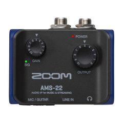 ZOOM  AMS22 ออดิโออินเตอร์เฟส 2-in/2-out USB-C Audio Interface