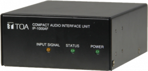 TOA IP-1000AF | ระบบประกาศผ่านเน็ตเวิร์ค Compact Audio Interface Unit