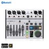 Behringer FLOW8 ดิจิตอลมิกเซอร์ มิกเซอร์ขนาดเล็ก 8-Input Digital Mixer with Bluetooth Audio and App Control, 60 mm Channel Faders, 2 FX Processors and USB/Audio Interface
