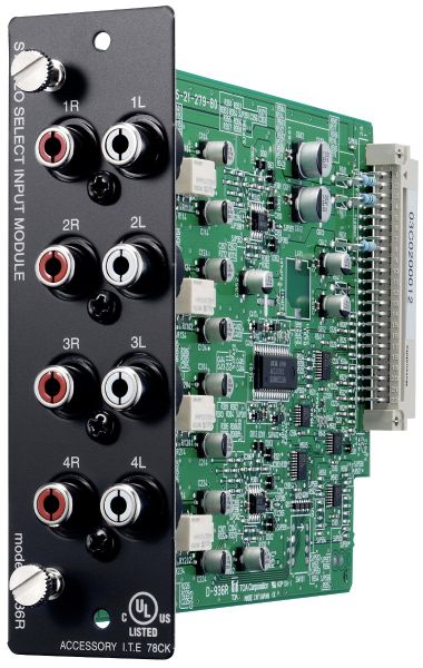 TOA D-936R | Stereo Select Input Module for D-901 Digital Mixer